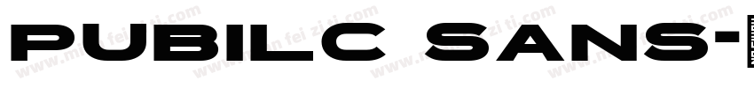 pubilc sans字体转换